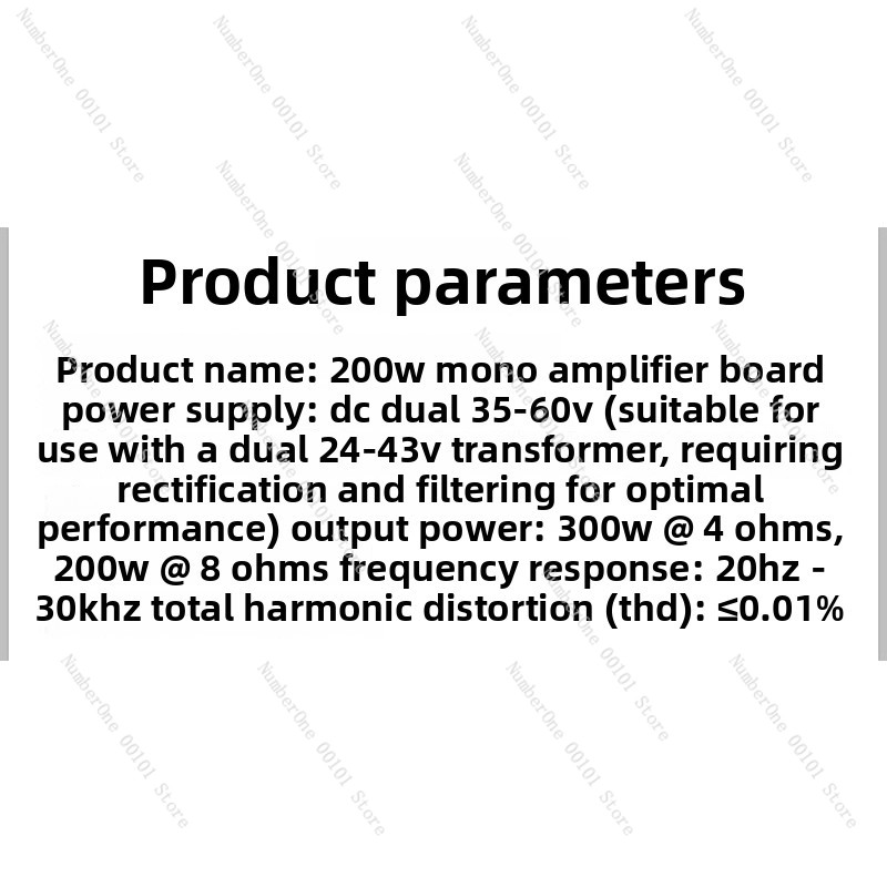 Verbessertes 200W Mono HiFi Le – Audio Amplifier Board Bewertung und Preis