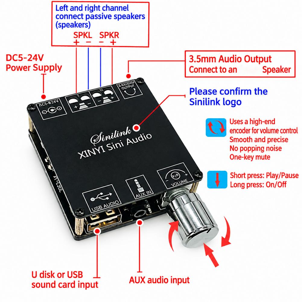 Bluetooth-Digital-Leistungsver – Audio Amplifier Board Bewertung und Preis