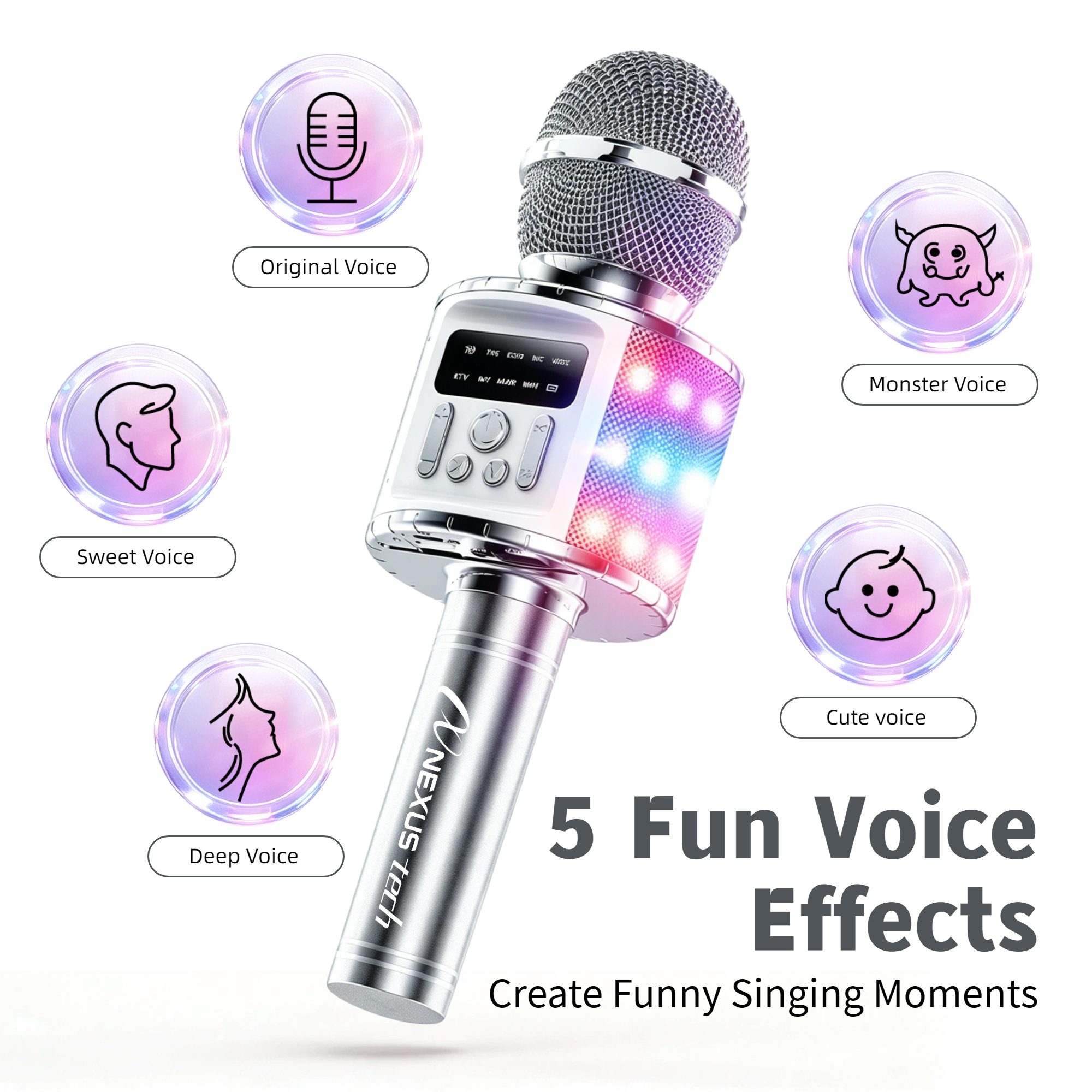 Kabelloses Bluetooth-Karaoke-M – Condenser Microphone Kit Bewertung und Preis