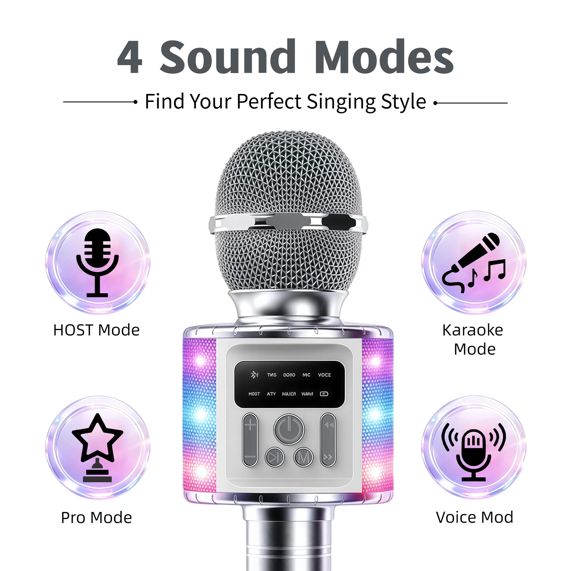 Kabelloses Bluetooth-Karaoke-M – Condenser Microphone Kit Bewertung und Preis