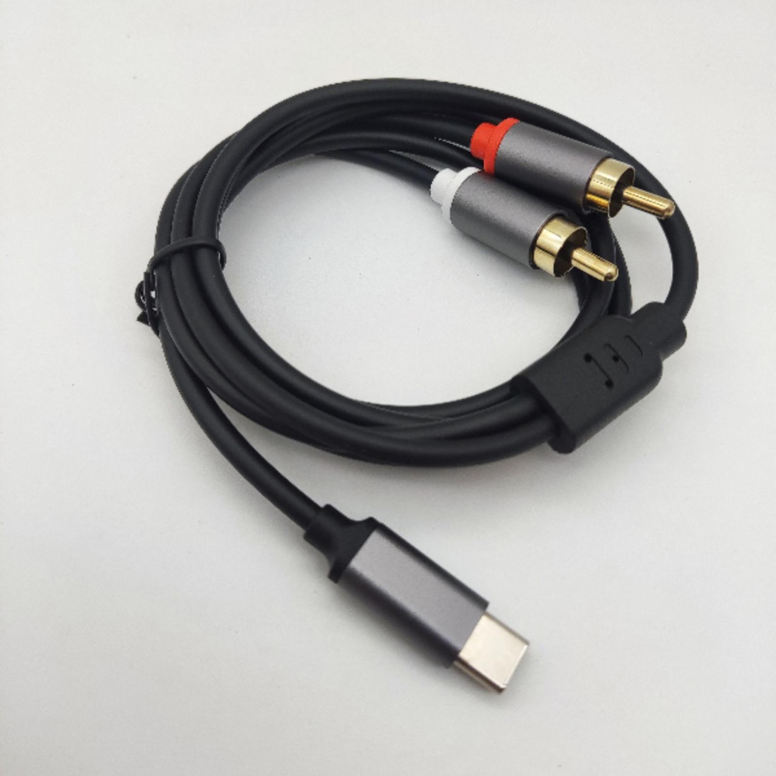 USB-C-auf-RCA-Stereo-Audiokabe – Audio Cable Rca Bewertung und Preis