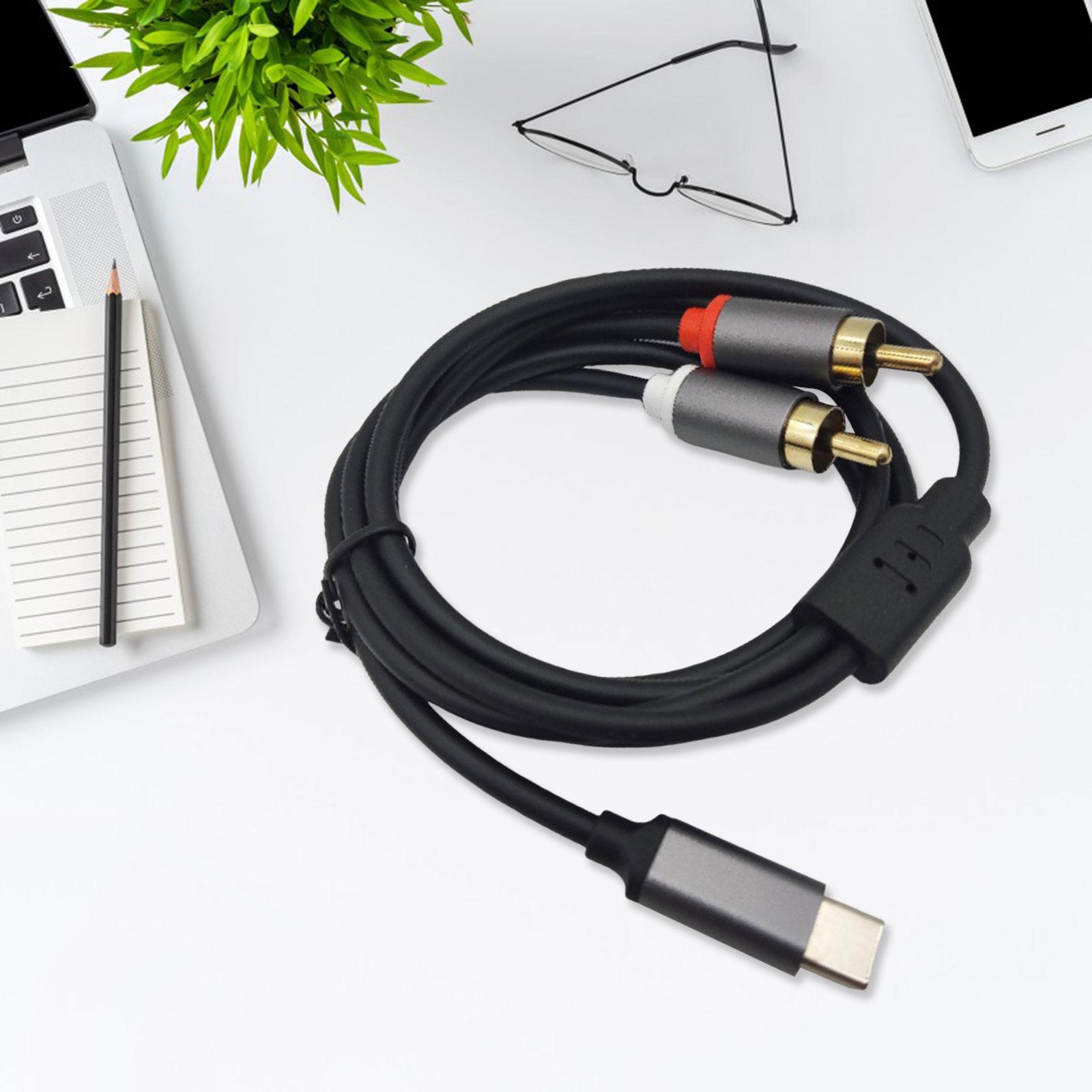 USB-C-auf-RCA-Stereo-Audiokabe – Audio Cable Rca Bewertung und Preis