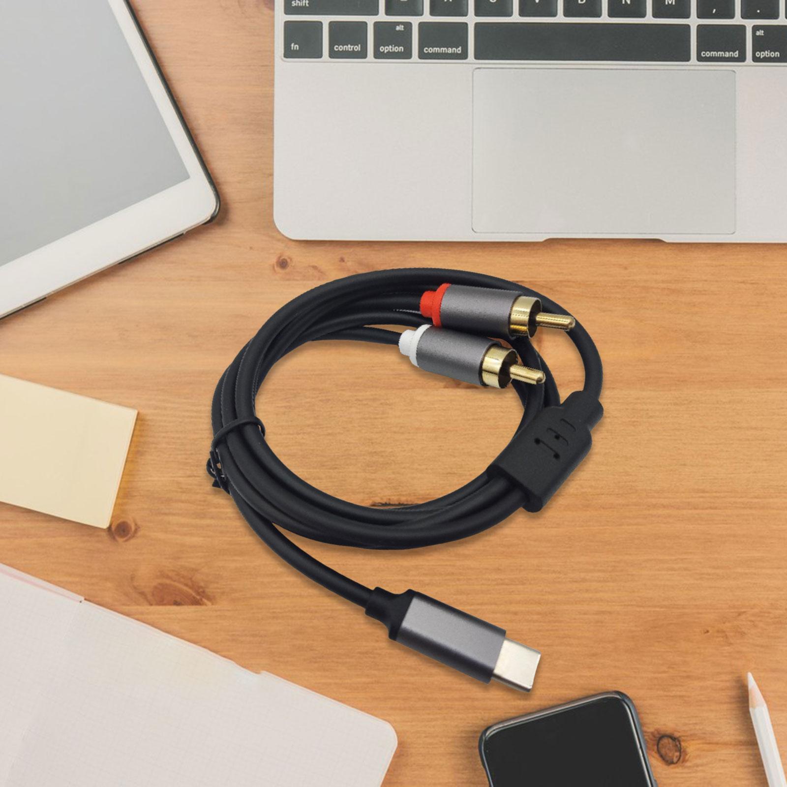 USB-C-auf-RCA-Stereo-Audiokabe – Audio Cable Rca Bewertung und Preis