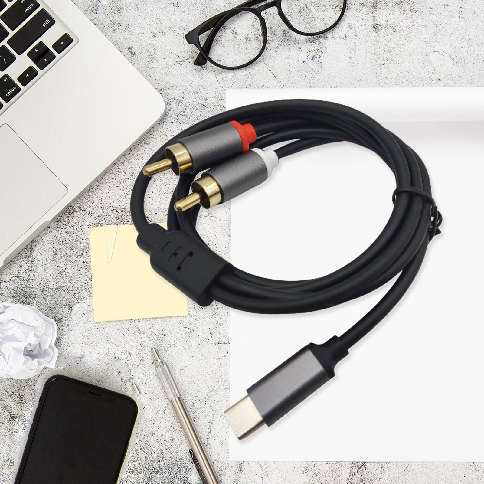 USB-C-auf-RCA-Stereo-Audiokabe – Audio Cable Rca Bewertung und Preis