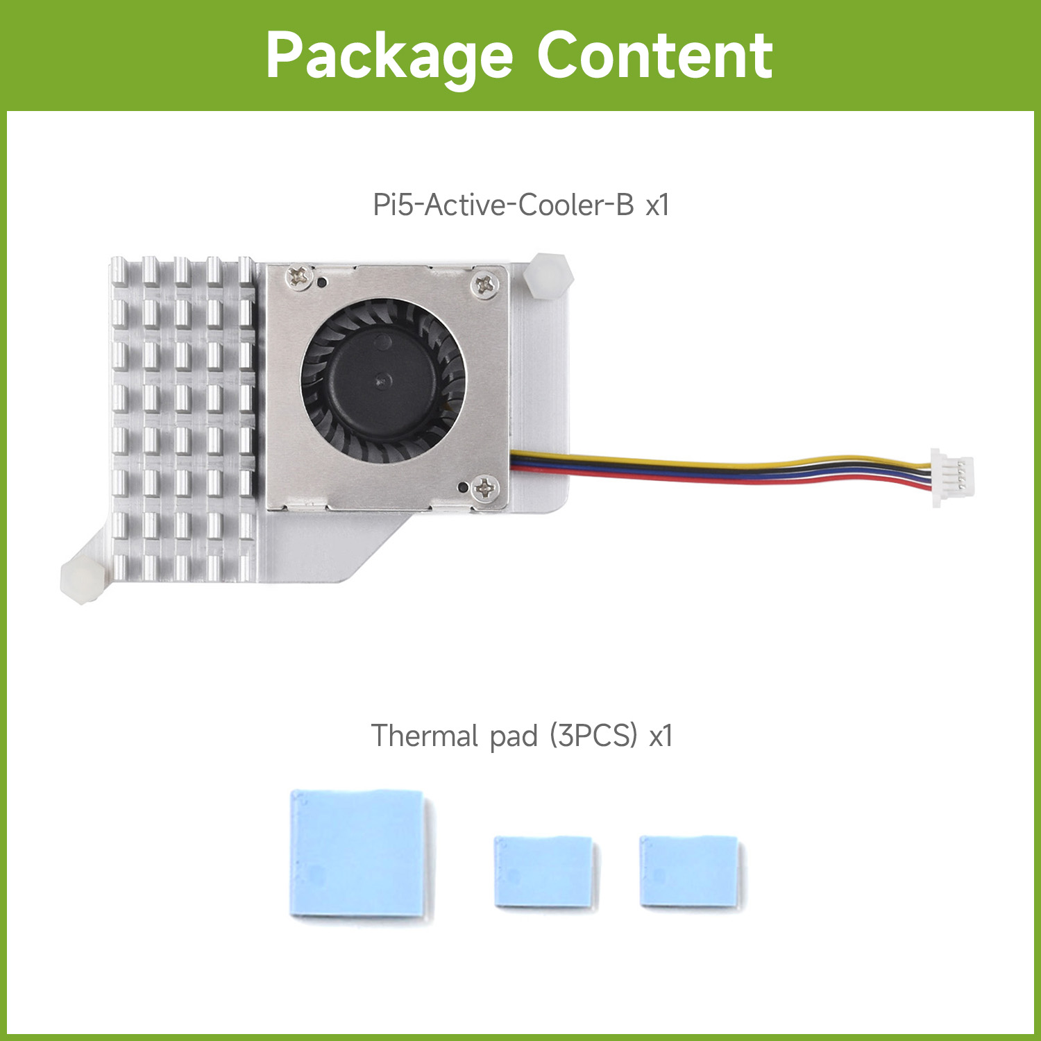 Waveshare Active Cooler (B) fü – Heatsink Aluminum Bewertung und Preis